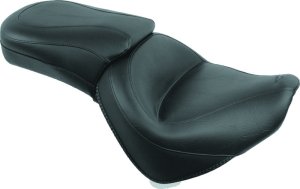 Honda VT1300C Sabre One-Piece Motorcycle Seat - Mustang Motorcycle - Wide Touring - Black - `10-`13